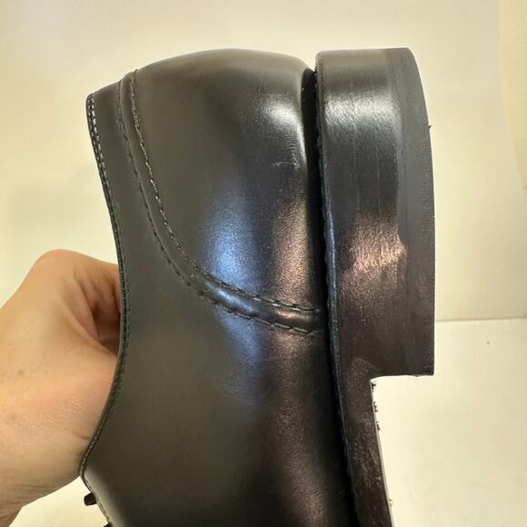 Allen Edmonds LaSalle Split Toe Blucher Dress Shoe Black Calf USA Men's 10 Wide - Picture 14 of 14